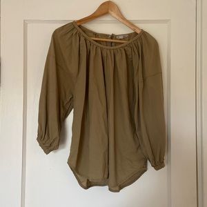 Everlane ruched air blouse